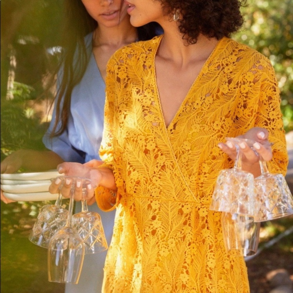 Yellow Lace Dress